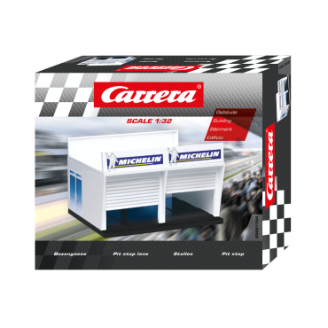 PIT LANE GARAGEM DUPLA COM GRADES 1/32 CARRERA CAR20021104 20021104